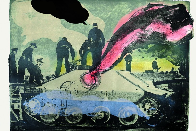 Posłuszeństwo | litografia | 50x70cm | 2015